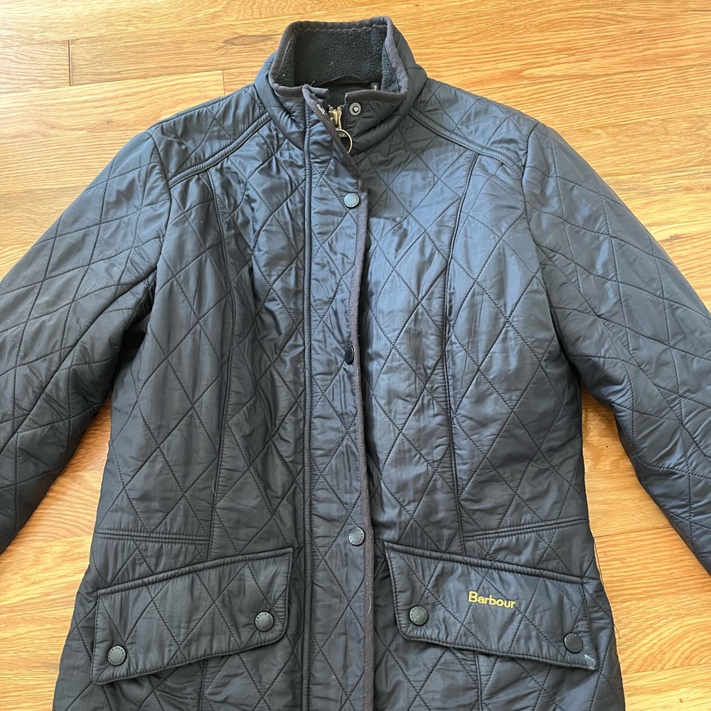 Barbour quilted jacket. Womens
